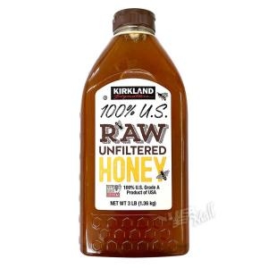 코스트코 커클랜드 커클랜드 써든 캘리포니아 비정제 생꿀 A등급 로우 허니 3LB KIRKLAND SIGNATURE RAW UNFILTERED.._이미지