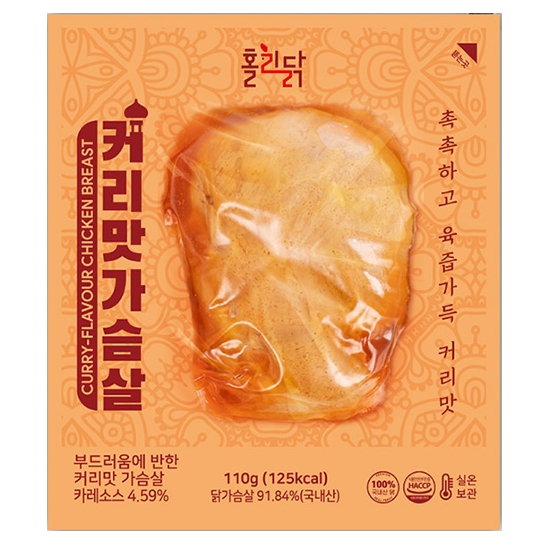 홀리닭 닭가슴살 커리맛 110g (20개)_이미지
