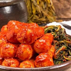 산해직송 전라도 매운총각김치 5키로 5kg 남도식 알타리 매운 김치