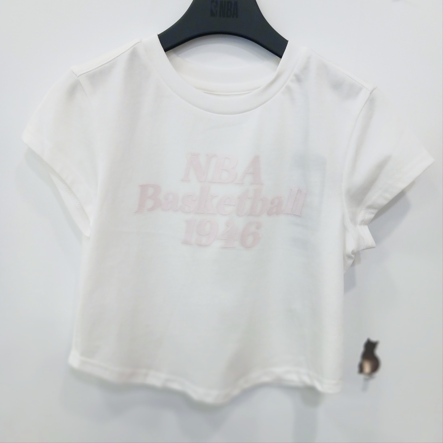 NBA키즈 NBA 빅로고 라운드 크롭 티셔츠 K252TS640Z_이미지