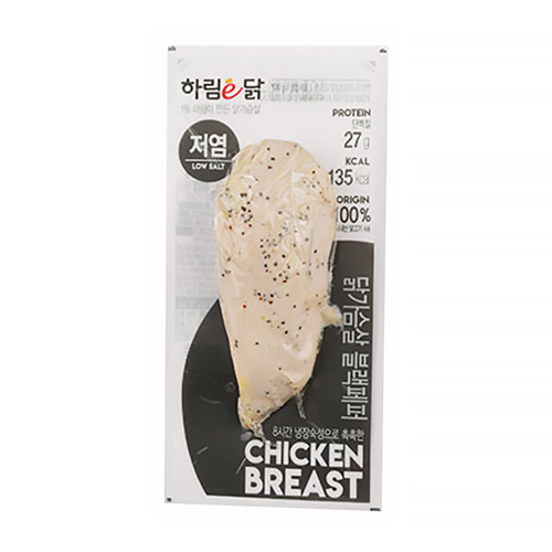 하림 하림이닭 저염 닭가슴살 블랙페퍼 100g (10개)