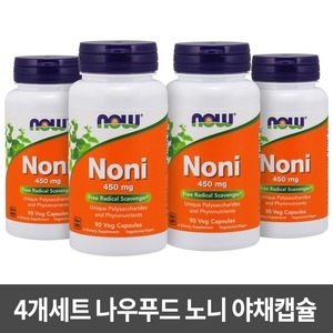 나우푸드 노니 450mg 90캡슐 (4개)_이미지