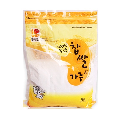 뚜레반 찹쌀가루 A+ 1kg이미지입니다. 누르면 해당 게시물로 새창이동합니다.
