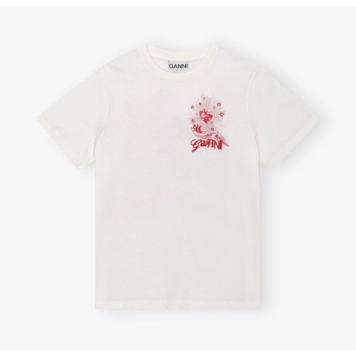 화이트 셀레스티얼 포스터 그래픽 티셔츠 137864219