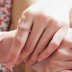 �콺Ƽ�� �ڵ���̵�+���ι�/Fortuna/ Rose 925 Silver Ring RR-60050