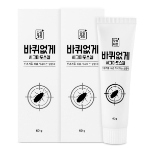 깔끔대장 바퀴없게 60g + 노즐뚜껑 + 원터치 캡 30p 세트 2세트