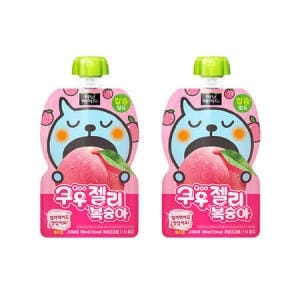 코카콜라음료 쿠우 젤리 복숭아 130ml (10개)