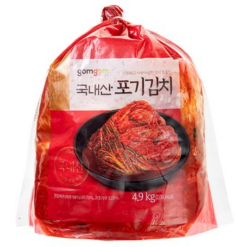 곰곰 국내산 포기김치 4.9kg (1개)_이미지