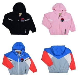 지프키즈 레터링바람막이점퍼 130-155 KL2JPU225DJ