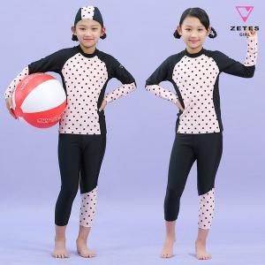에레네스 제테스 ZETES 여아동 긴팔 래쉬가드 세트 G_2i873
