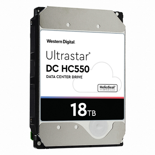 Western Digital Ultrastar DC HC550 패키지 7200/512M WUH721818ALE6L4 (8x18TB)_이미지