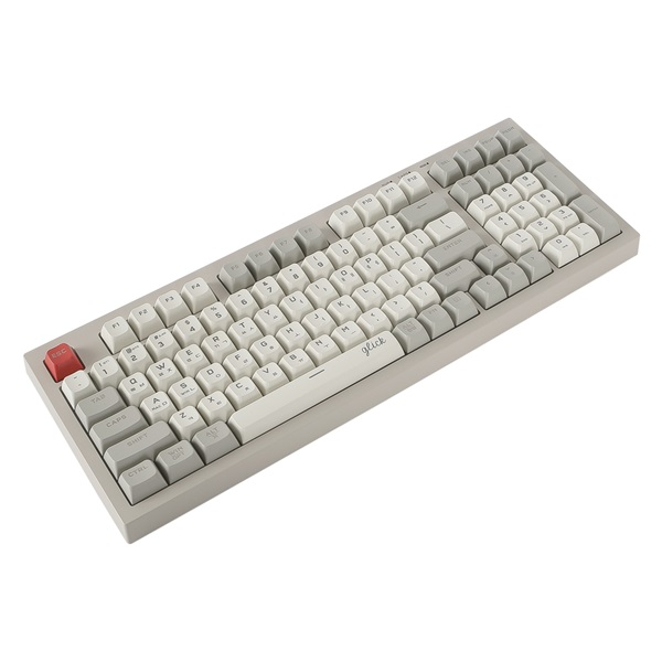 지클릭커 OFFICEPRO WK50 사일런스 M RGB 무소음 방수 무선 블루투스 98 (Retro Cappuccino)_이미지