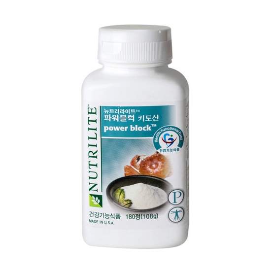 암웨이 뉴트리라이트 파워블럭 키토산 180정 (1개)