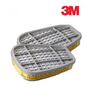3M 방독마스크 방독필터 6003K 1봉 2개입 안전 보호구_이미지