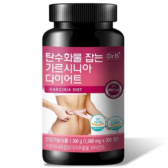 보뚜슈퍼푸드 닥터비 탄수화물 잡는 가르시니아 다이어트 300정 (3개)