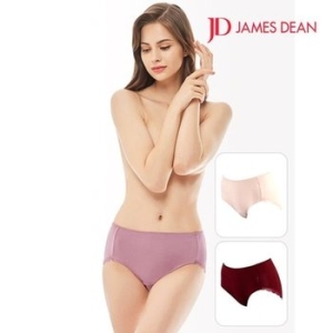 제임스딘 여성속옷 텐셀 뒤판레이스 맥시삼각팬티 3매 WBE65ED_이미지