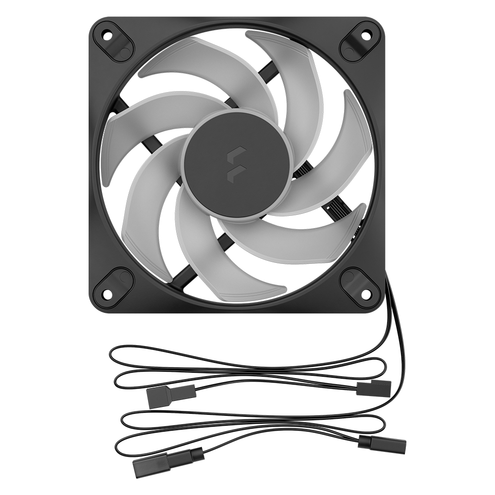 Fractal Design Dynamic3 12 리버스 RGB (블랙)_이미지