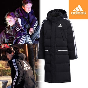 아디다스 롱패딩 주니어 블랙