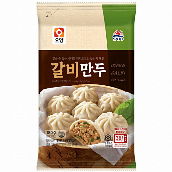 사조오양 갈비만두 180g (10개)_이미지