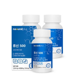내츄럴플러스 류신 500 1100mg 60정 (3개)