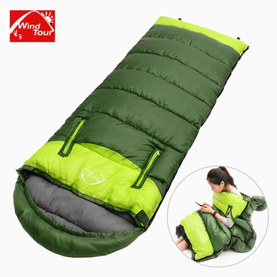 후드형 멀티 침낭