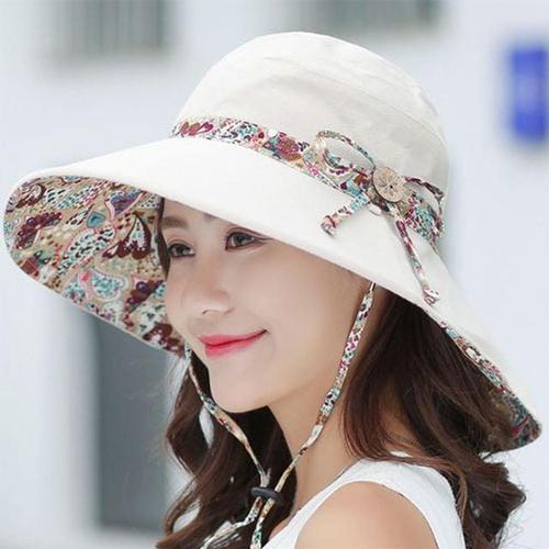 은창 럭셔리 하트 포인트 선캡 모자 여름 휴가 비치 WE68FCC_이미지