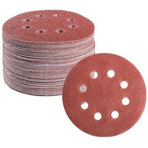 OON 5인치 8홀 원형 샌드페이퍼 1000방 (50개)
