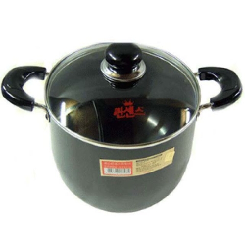 블루밍 유리 깊은 양수냄비