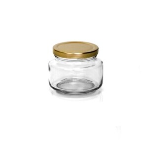 삼광<b>유리</b> 낮은<b>병</b> 250g 골드 264ml