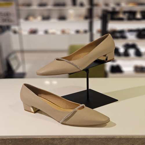 소다 여성 미드힐 포인티드 펌프스 FLS519KE32 베이지 4CM_이미지