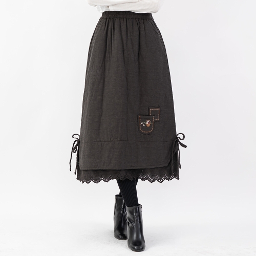 모슬린 엄마옷 1.5온스 면 생활한복 스커트 KD516030 중년여성/50대/60대/70대/빅사이즈/할머니옷