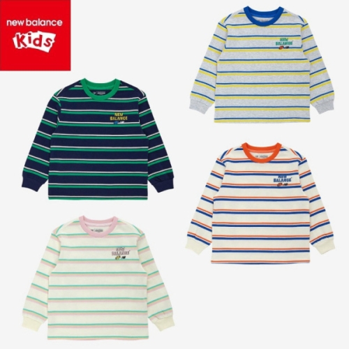 뉴발란스키즈 Rugby_스트라이프 긴팔티 (NK9BG1303U)_이미지