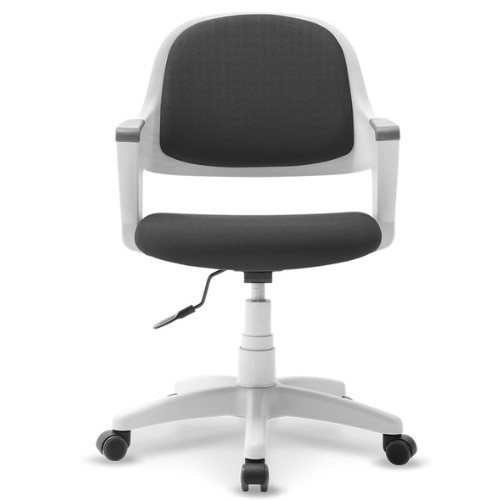 체어클럽 터치백 화이트바디 의자 (패브릭등판)_이미지