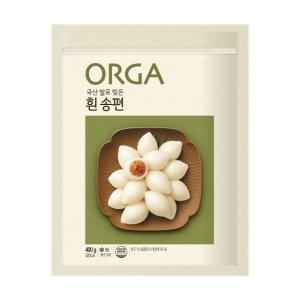 올가홀푸드 국산 쌀로 빚은 흰 송편 400g (1개)