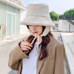 에이치플러스몰 나미나라 따듯한 30대 겨울 20대 모자 털모자 패션 여성용 W993A46_이미지