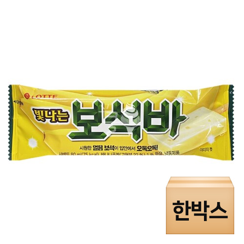 롯데푸드 보석바 바나나 80ml (40개)