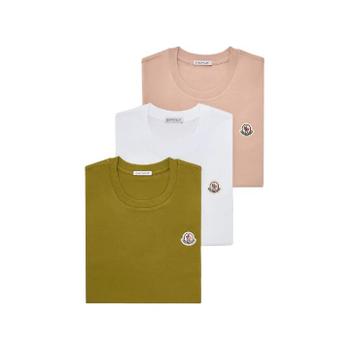 몽클레르 멀티 컬러 패치 티셔츠 3팩 세트 M10938C0004089B8U TP45959049_이미지