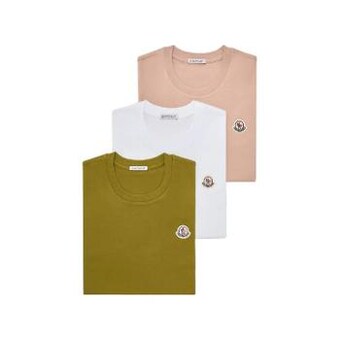 몽클레르 멀티 컬러 패치 티셔츠 3팩 세트 M<b>10938</b>C0004089B8U TP45959049