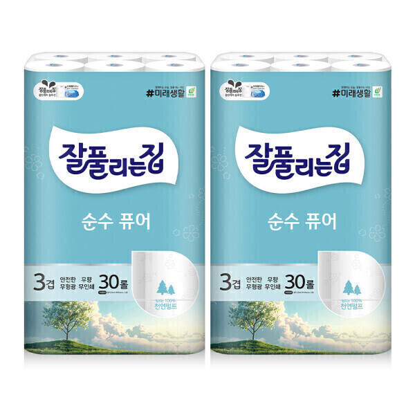 <b>잘</b><b>풀리는</b><b>집</b> 순수퓨어 30m (30롤)
