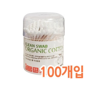 국산 항균면봉 100P/무형광/순면100