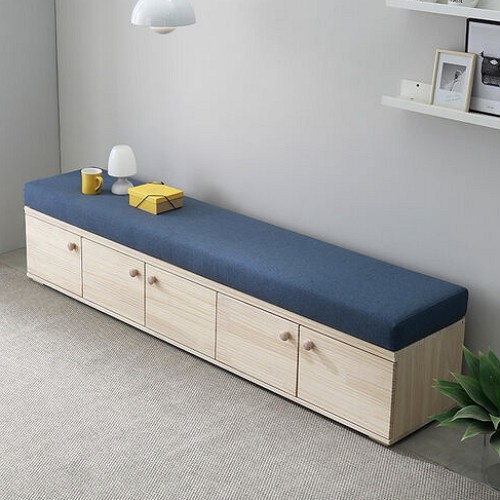  나무뜰 코젯 수납 원목 벤치소파 3인용