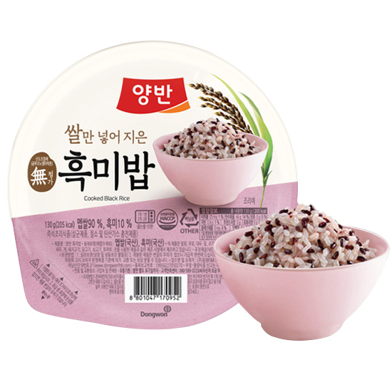 동원F&B 양반 흑미밥 130g (36개)_이미지