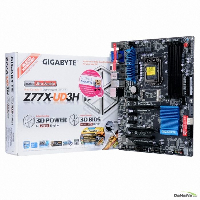 GIGABYTE GA-Z77X-UD3H 블랙 에디션 제이씨현_이미지