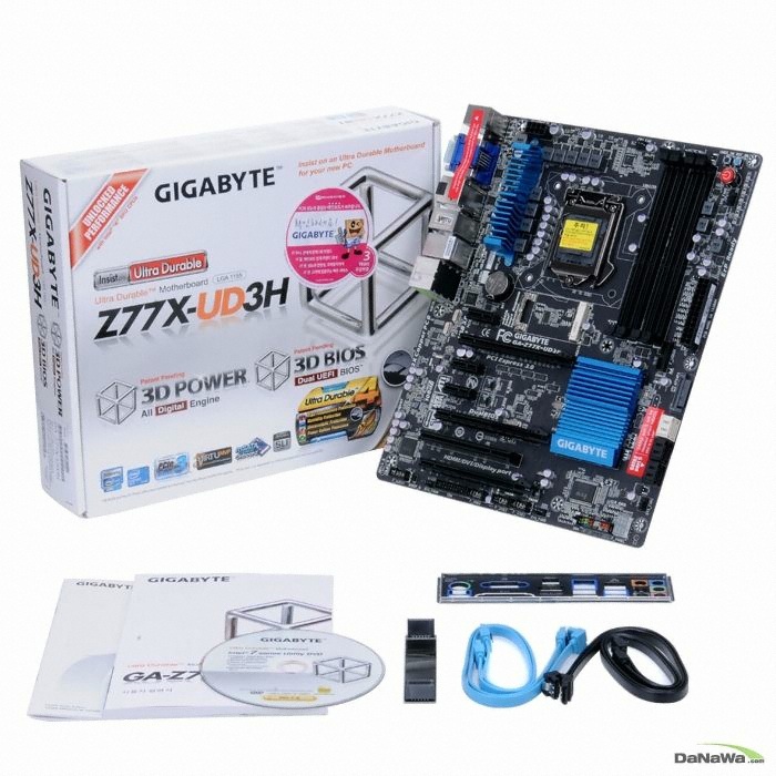 GIGABYTE GA-Z77X-UD3H 블랙 에디션 제이씨현_이미지