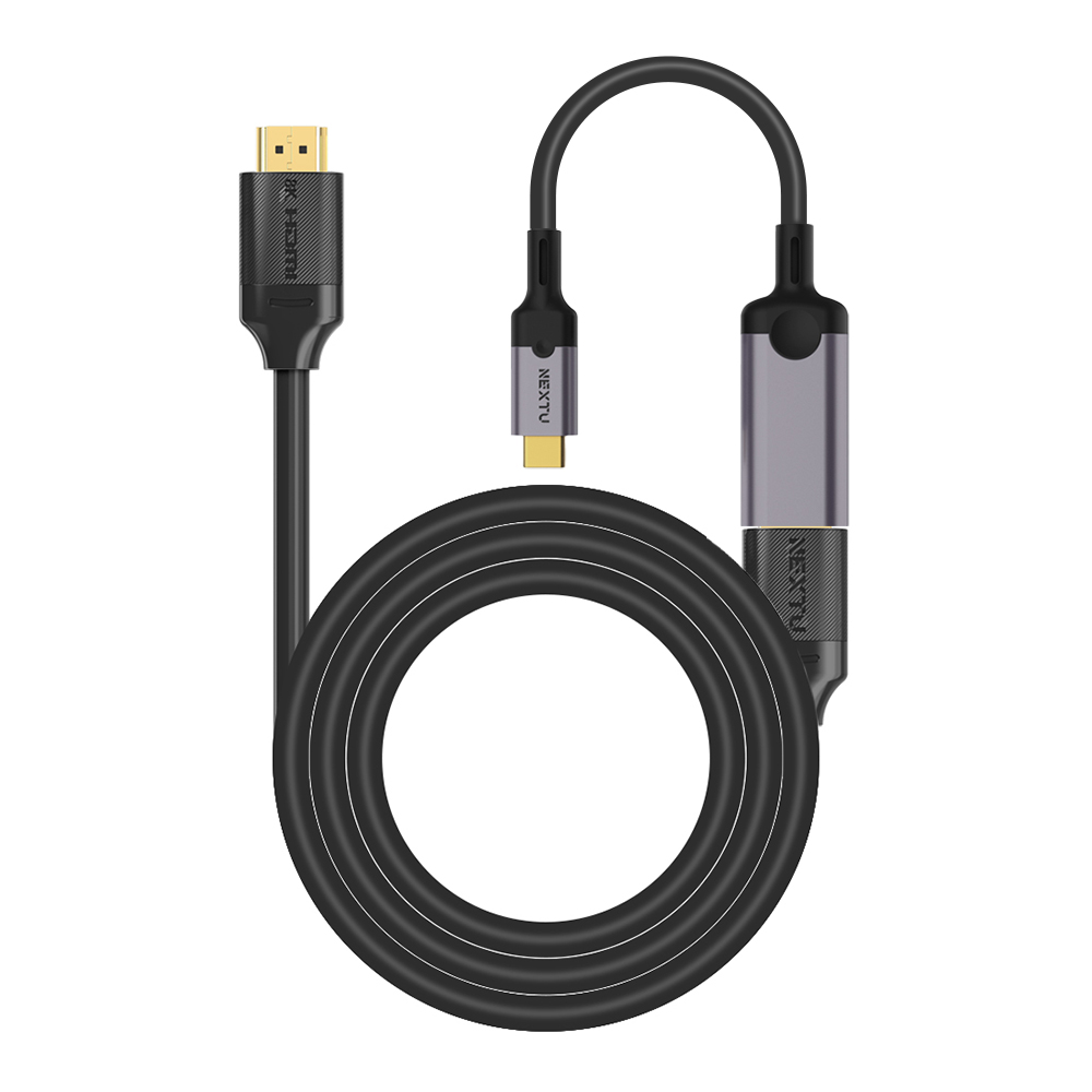 이지넷유비쿼터스 NEXTU 유에스뷰S USB-C to HDMI 2.1 케이블 (1m)_이미지