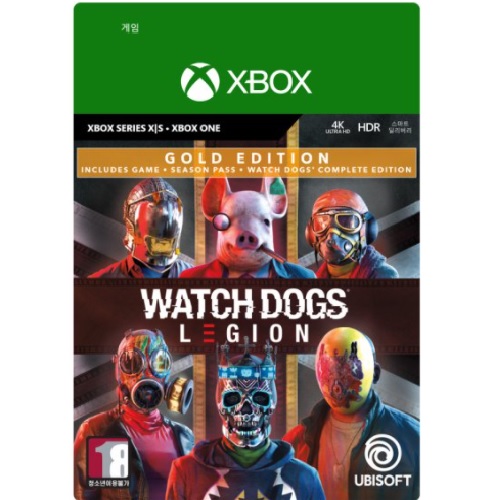  와치독: 리전 XBOX Series 골드/다운로드코드