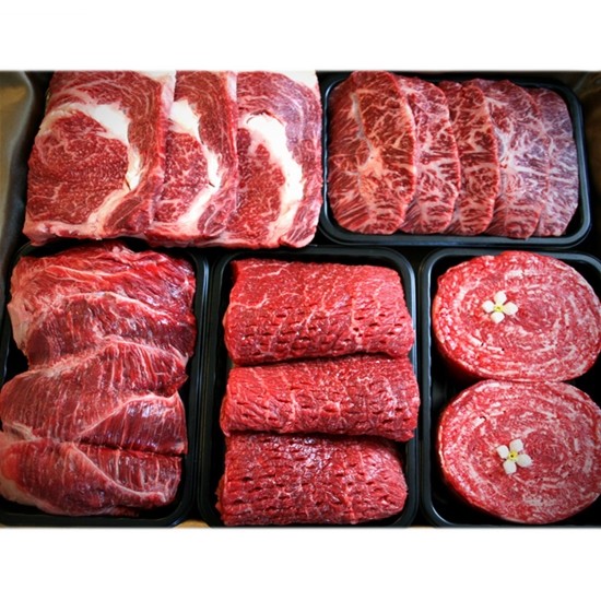 한성가횡성한우 1++등급 명품 프리미엄 혼합세트 2호 3kg