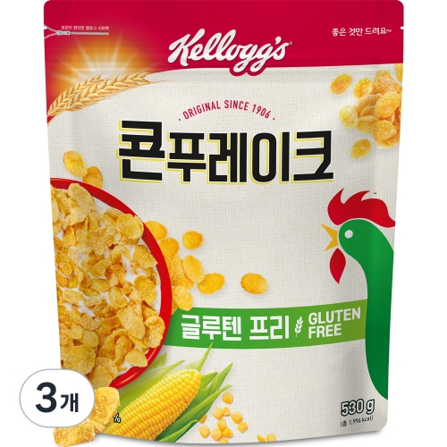 켈로그 콘푸레이크 530g (3개)_이미지