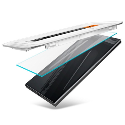 슈피겐 갤럭시S24 울트라 글라스tR 이지핏 강화유리 보호필름 (액정 2매)_이미지