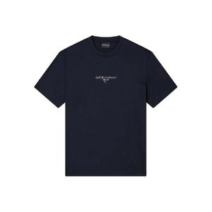 엠포리오아르마니 로고 자수 티셔츠 EM002838AF10761 T_이미지